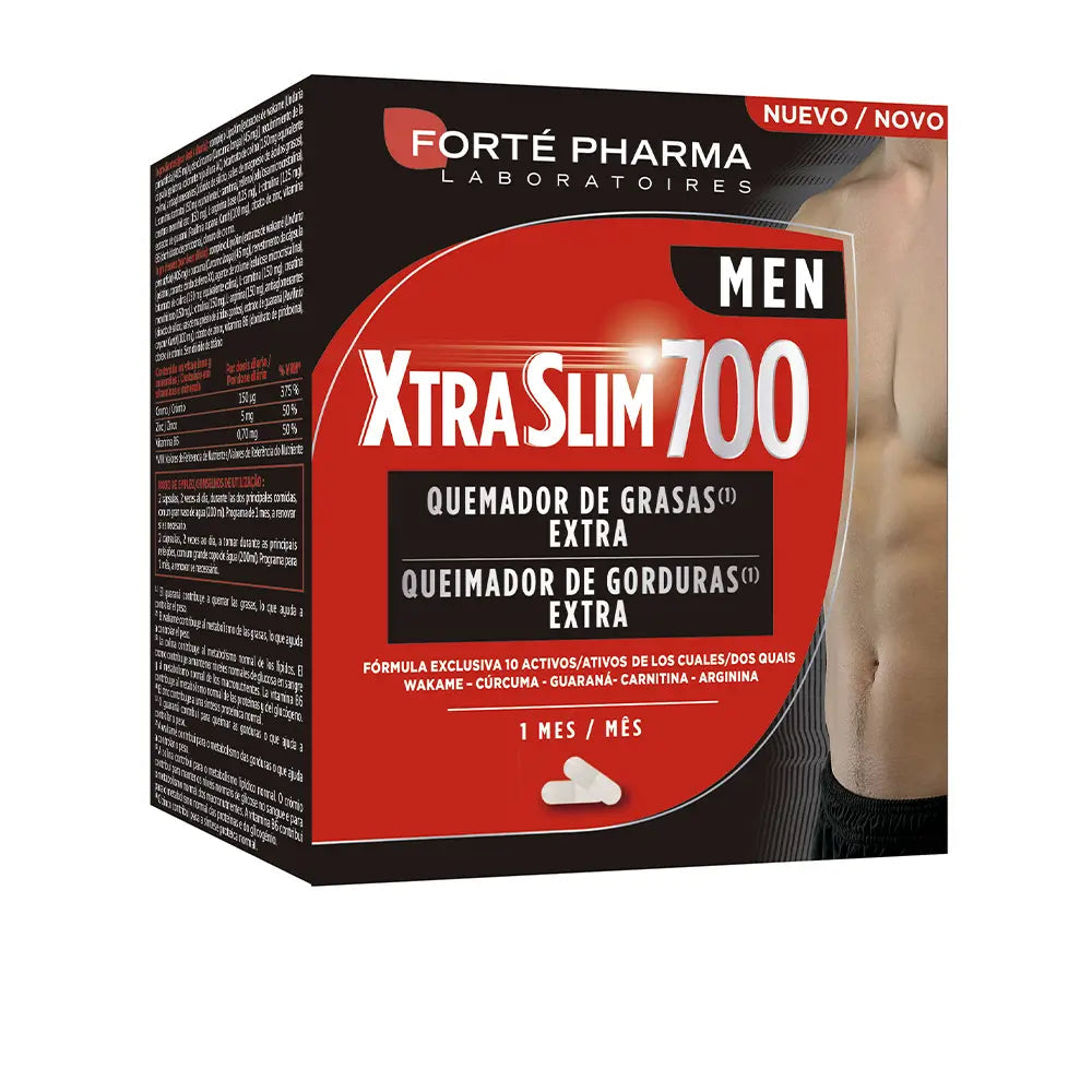 FORTÉ PHARMA-XTRASLIM 700 MEN queimador de gordura extra 120 cápsulas-DrShampoo - Perfumaria e Cosmética