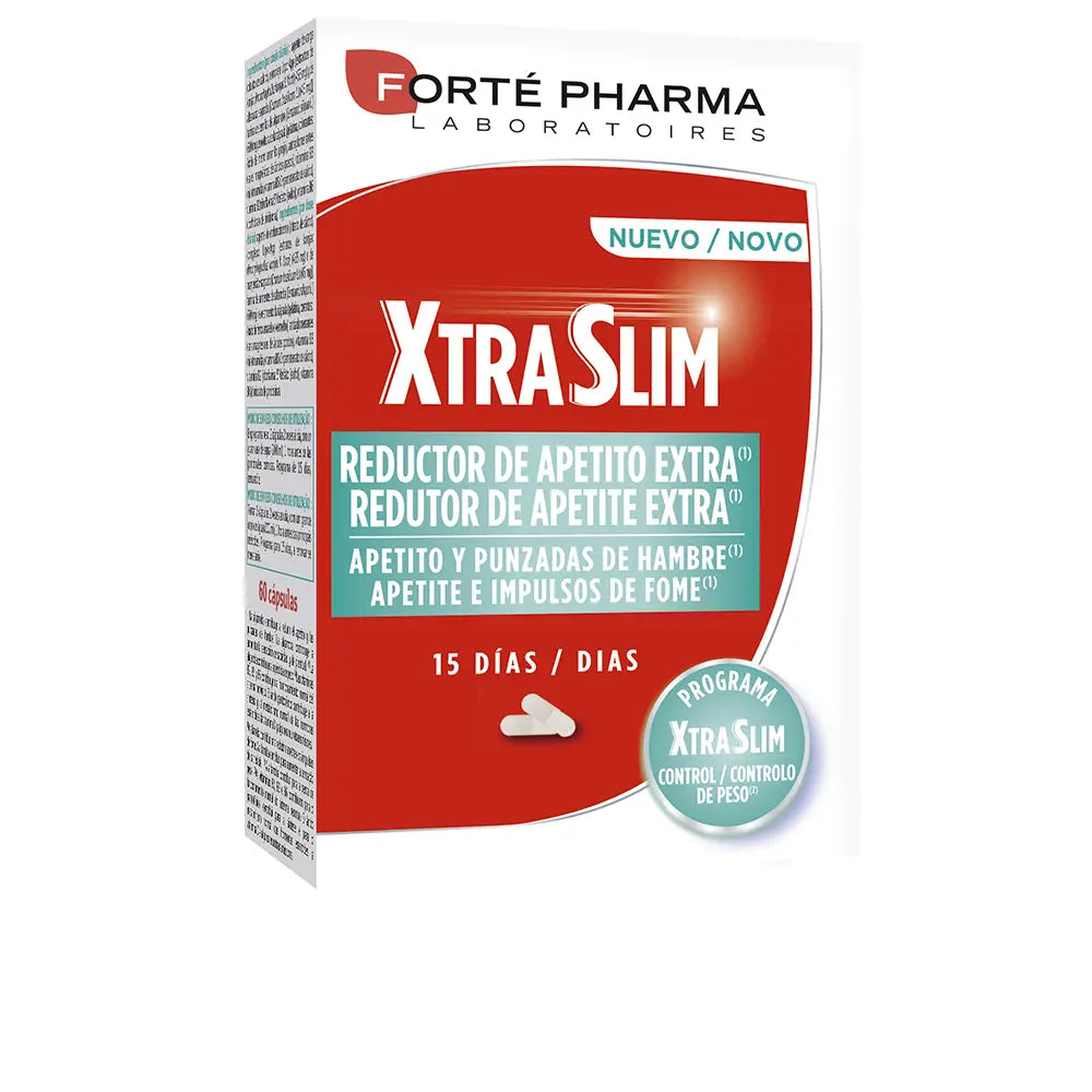 FORTÉ PHARMA-XTRASLIM extra redutor de apetite 60 cápsulas-DrShampoo - Perfumaria e Cosmética Image principale du produit