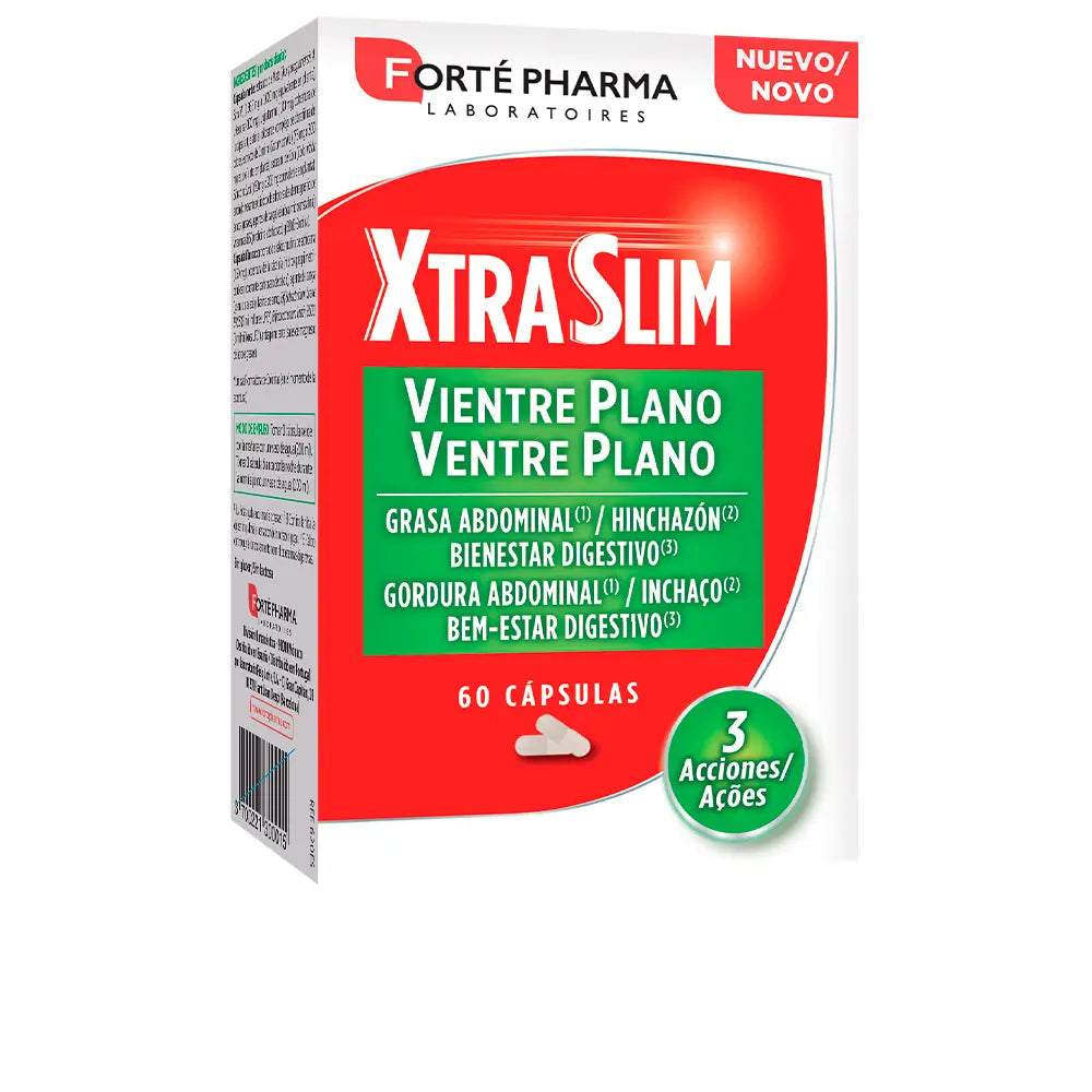 FORTÉ PHARMA-XTRASLIM flat estômago 60 cápsulas-DrShampoo - Perfumaria e Cosmética