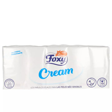 FOXY-Lenços CREAM para pele sensível 10 x 9 unidades-DrShampoo - Perfumaria e Cosmética Imagem principal do produto