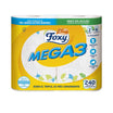 MEGA3 papel toalha de cozinha tripla duração 2 rolos