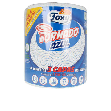 FOXY-TORNADO azul bobina multiusos 3 capas 1 kg-DrShampoo - Perfumaria e Cosmética Imagem principal do produto