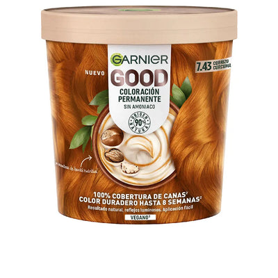 GARNIER-Boa cor permanente 743 cobre de açafrão 1 unidade-DrShampoo - Perfumaria e Cosmética