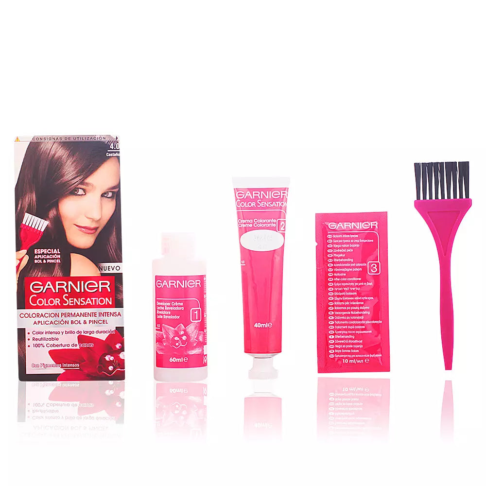 GARNIER-COLOR SENSATION 40 marrom-DrShampoo - Perfumaria e Cosmética