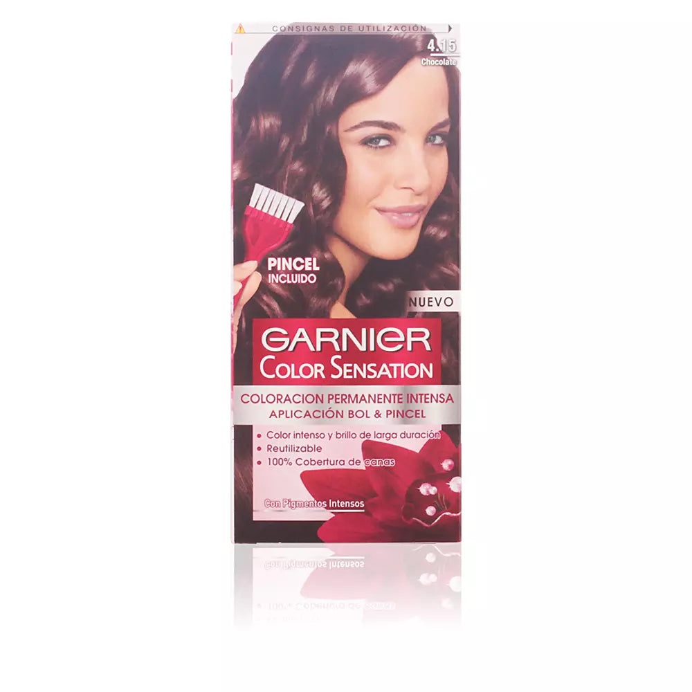 GARNIER-COLOR SENSATION 415 chocolate-DrShampoo - Perfumaria e Cosmética