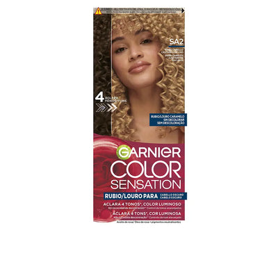GARNIER-COLOR SENSATION tinta louro luminoso sem desbotar para cabelos escuros Louro Caramel 5 u.-DrShampoo - Perfumaria e Cosmética