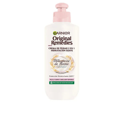 GARNIER-Creme modelador 2 em 1 ORIGINAL REMEDIES com aveia 200 ml-DrShampoo - Perfumaria e Cosmética