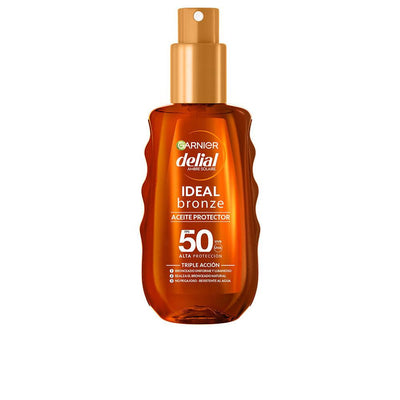 GARNIER-DELIAL IDEAL BRONZE protective oil SPF50 150 ml-DrShampoo - Perfumaria e Cosmética