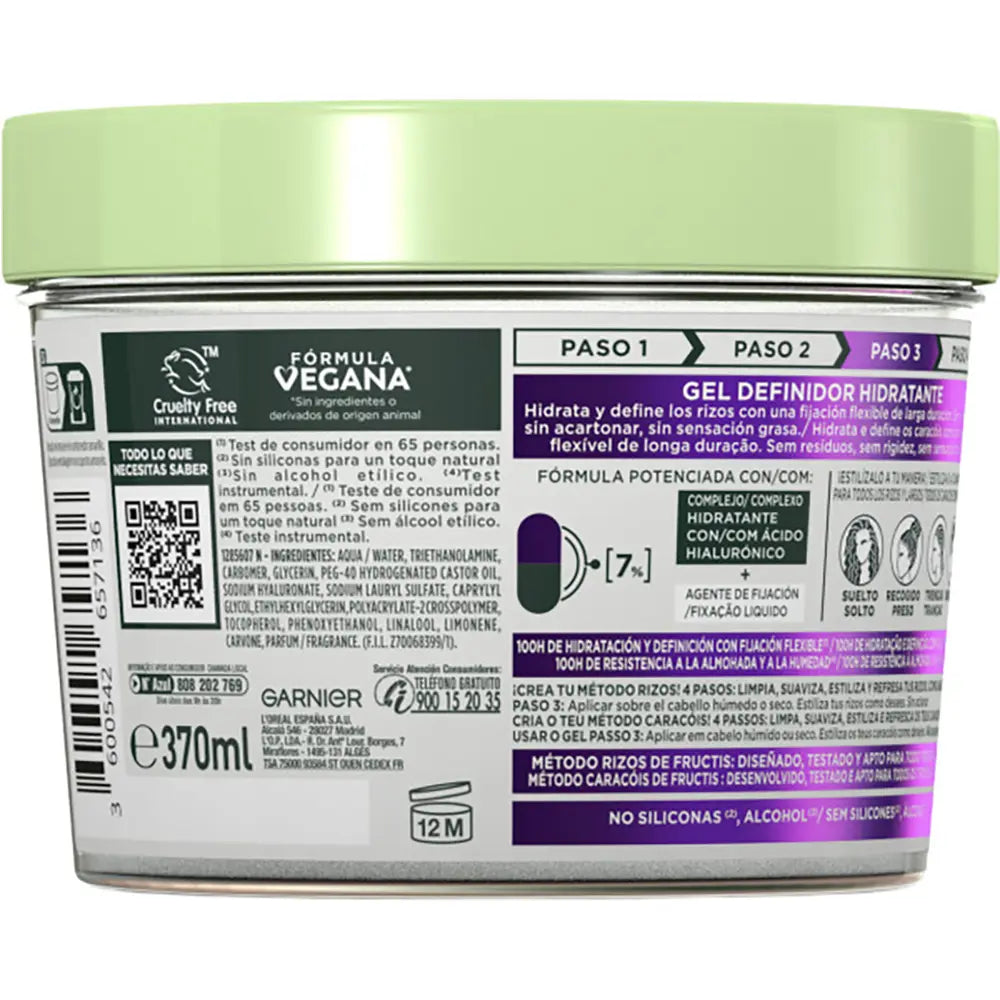 GARNIER-FRUCTIS FLEXI GEL definidor hidratante 370 ml-DrShampoo - Perfumaria e Cosmética