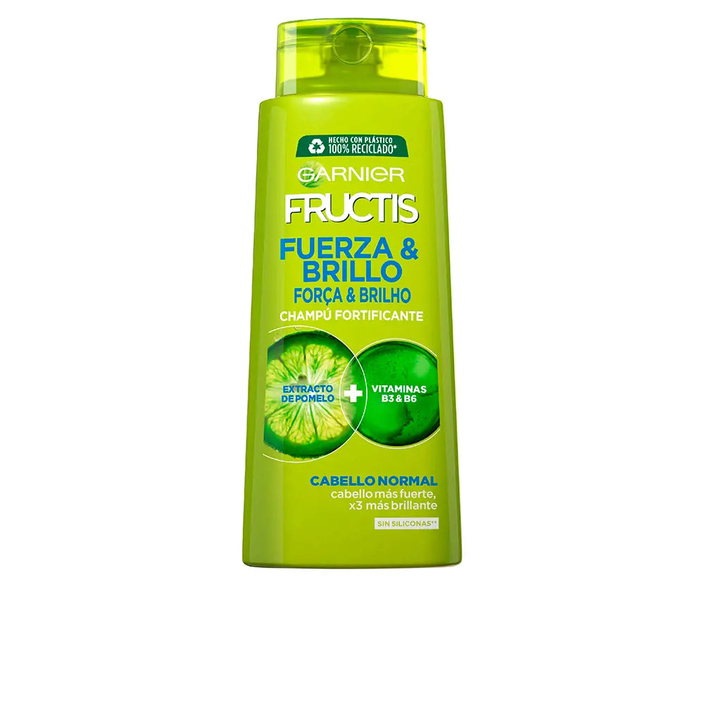 GARNIER-FRUCTIS FORÇA E BRILHO champô 690ml-DrShampoo - Perfumaria e Cosmética Imagen principal del producto