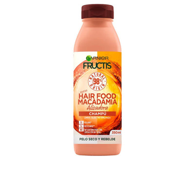 GARNIER-FRUCTIS HAIR FOOD macadâmia Shampoo alisador 350 ml-DrShampoo - Perfumaria e Cosmética