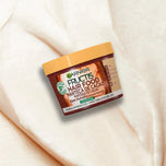 GARNIER-FRUCTIS HAIR FOOD máscara de manteiga de cacau pedaços nutridos-DrShampoo - Perfumaria e Cosmética