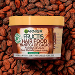 GARNIER-FRUCTIS HAIR FOOD máscara de manteiga de cacau pedaços nutridos-DrShampoo - Perfumaria e Cosmética