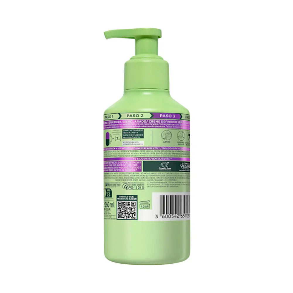 GARNIER-FRUCTIS MÉTODO RIZOS creme secagem ao ar 260 ml-DrShampoo - Perfumaria e Cosmética