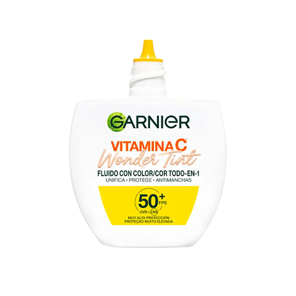 GARNIER-Fluído Vitamin C Wonder Tint com Cor FPS50 claro 40 ml.-DrShampoo - Perfumaria e Cosmética