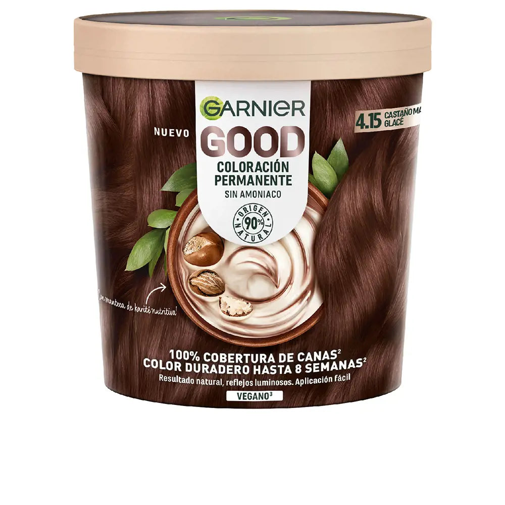 GARNIER-Good coloração permanente color-415-chestnut-glace-1-u-DrShampoo - Perfumaria e Cosmética