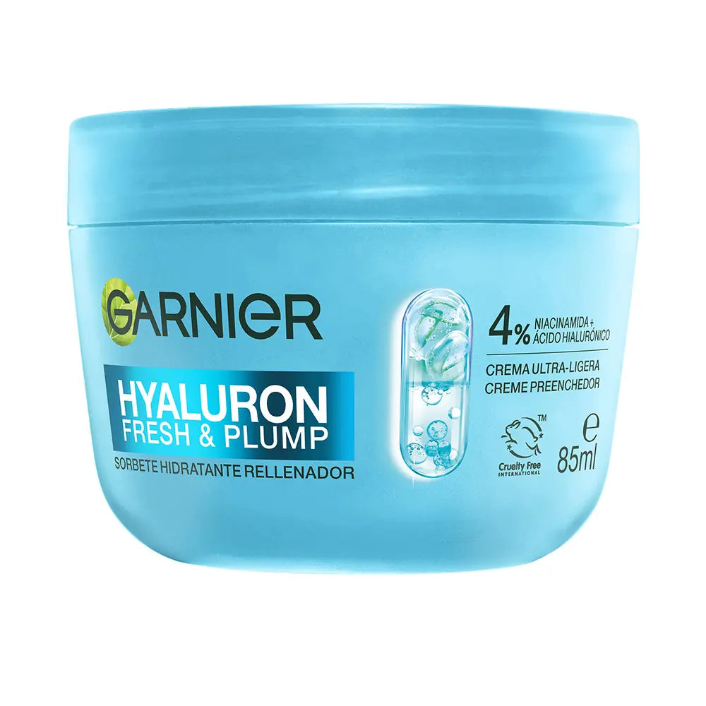GARNIER-HYALURON FRESH PLUMP sorbet hidratante e volumizador 85 ml.-DrShampoo - Perfumaria e Cosmética