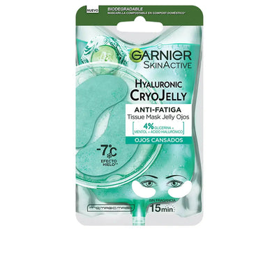 GARNIER-HYALURONIC CRYOJELLY máscara de tecido anti-fadiga olhos 5 gr-DrShampoo - Perfumaria e Cosmética