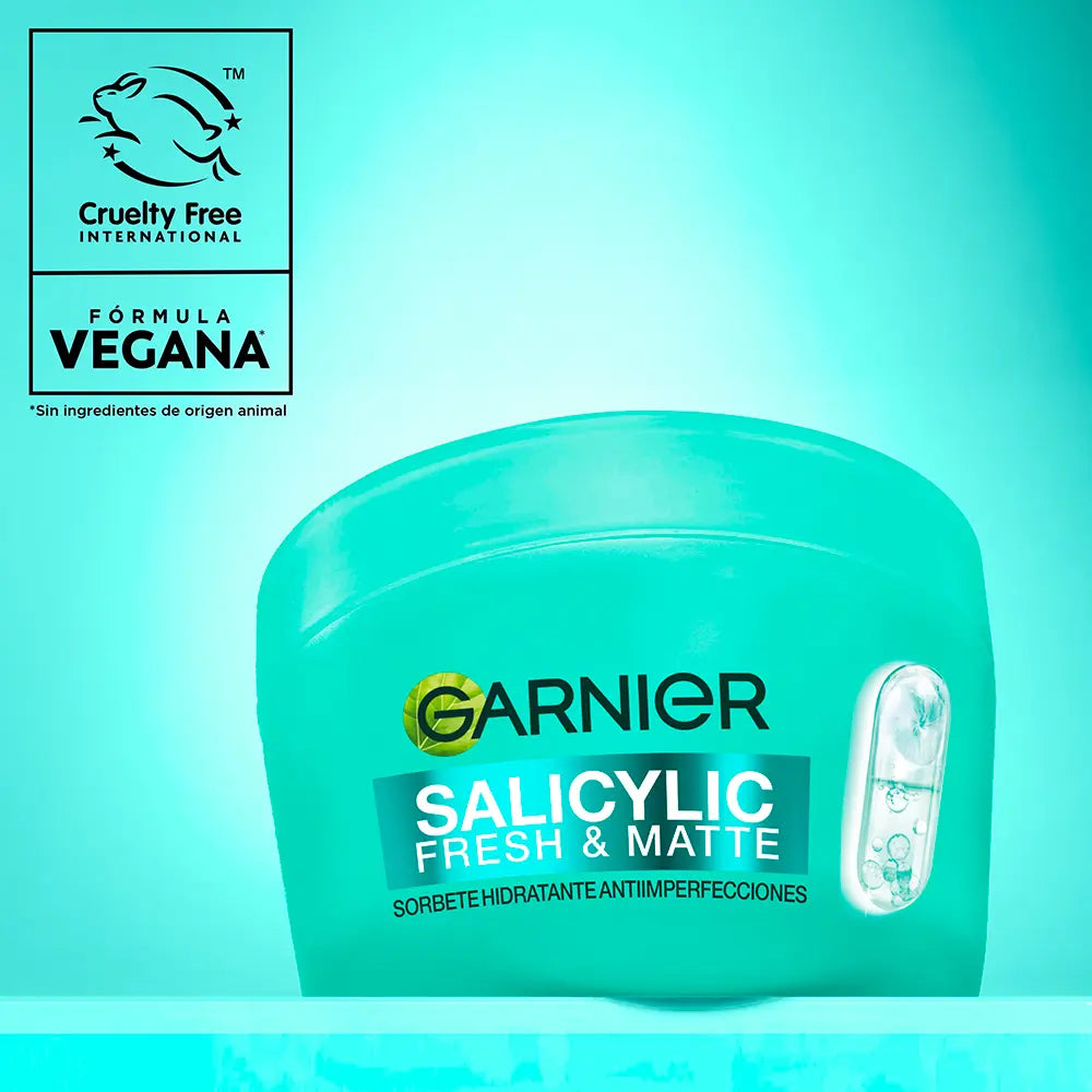 GARNIER-Hidratante antirugas Sorbet SALICYLIC FRESH MATTE 85 ml.-DrShampoo - Perfumaria e Cosmética