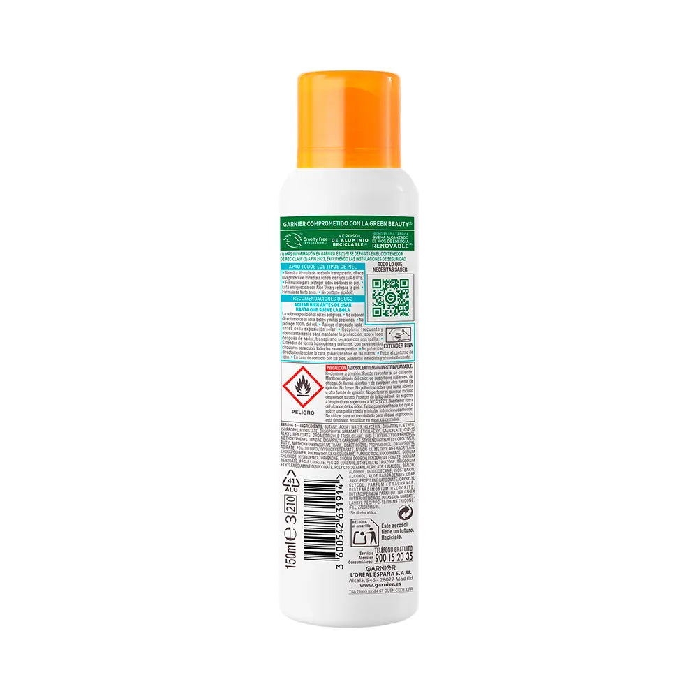 GARNIER-INVISIBLE PROTECT névoa de alta proteção FPS30 spray 150 ml-DrShampoo - Perfumaria e Cosmética