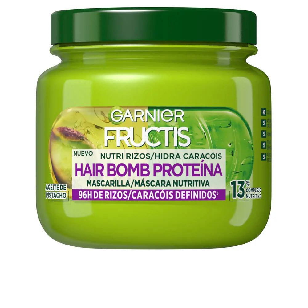 GARNIER-Máscara FRUCTIS HYDRA CURLS 300 ml-DrShampoo - Perfumaria e Cosmética