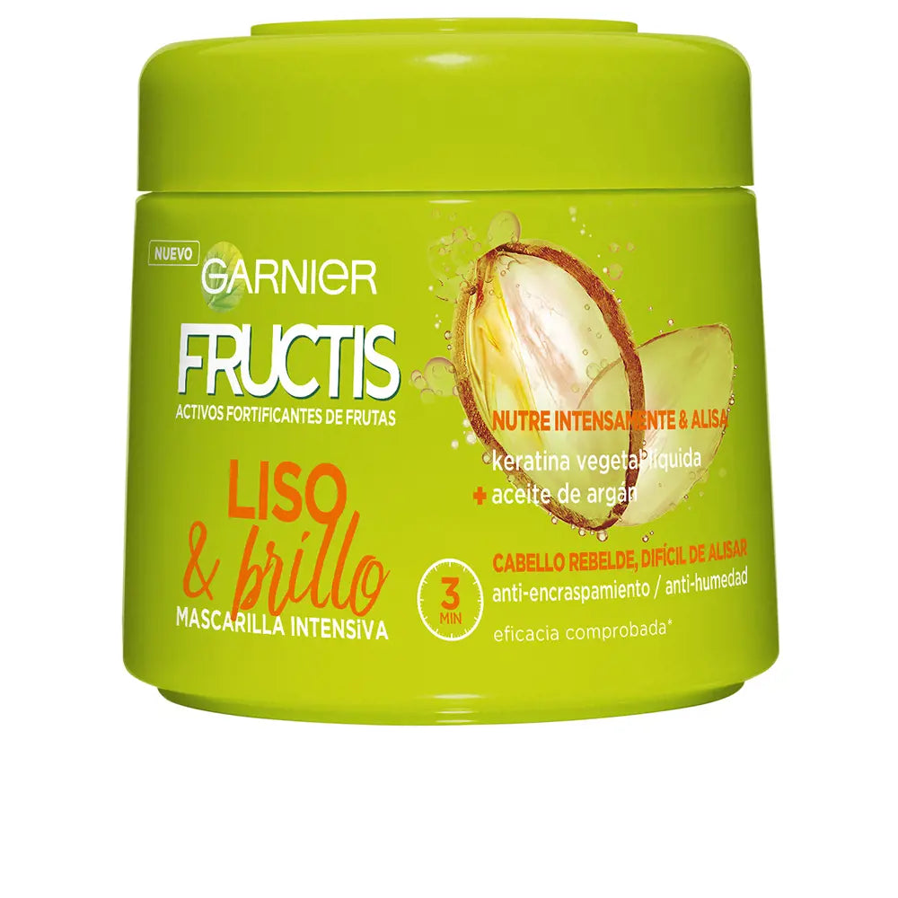 GARNIER-Máscara FRUCTIS HYDRA SMOOTH 72H 300 ml-DrShampoo - Perfumaria e Cosmética