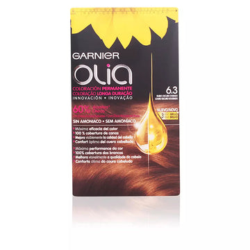 GARNIER-OLIA Cor Permanente 63 Loiro Escuro Dourado 4 pz-DrShampoo - Perfumaria e Cosmética Imagem principal do produto