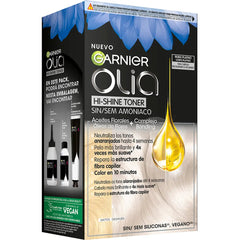 GARNIER-OLIA TONER DE ALTA BRILHANTE semi permanente neutralizador de cor 1001 loiro platinado 3 pcs.-DrShampoo - Perfumaria e Cosmética