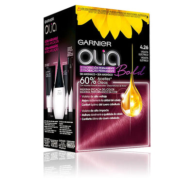 GARNIER-OLIA coloración permanente sin amoniaco #4.26-violeta eléctrico 1 u-DrShampoo - Perfumaria e Cosmética