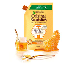 GARNIER-ORIGINAL REMEDIES champô tesouro de mel 500 ml-DrShampoo - Perfumaria e Cosmética