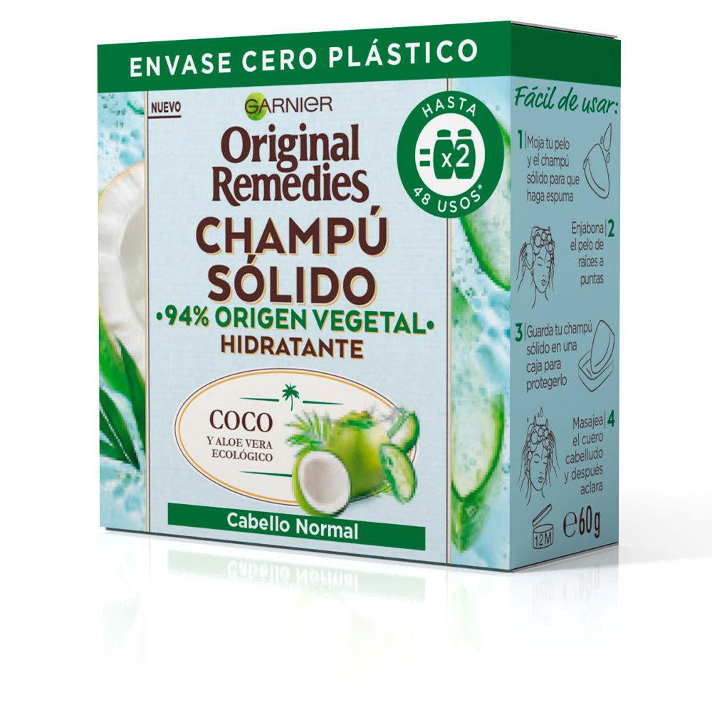 GARNIER-ORIGINAL REMEDIES coco shampoo sólido hidratante 60 gr-DrShampoo - Perfumaria e Cosmética