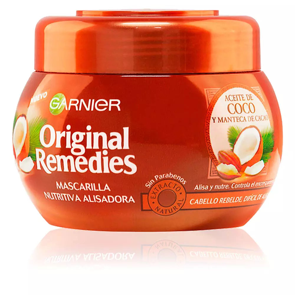 GARNIER-ORIGINAL REMEDIES óleo de coco e máscara de cacau 300 ml-DrShampoo - Perfumaria e Cosmética
