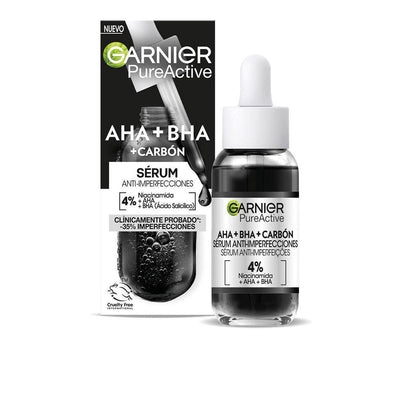 GARNIER-PURE ACTIVE AHA + BHA + CARBON soro anti-imperfeições 30 ml-DrShampoo - Perfumaria e Cosmética