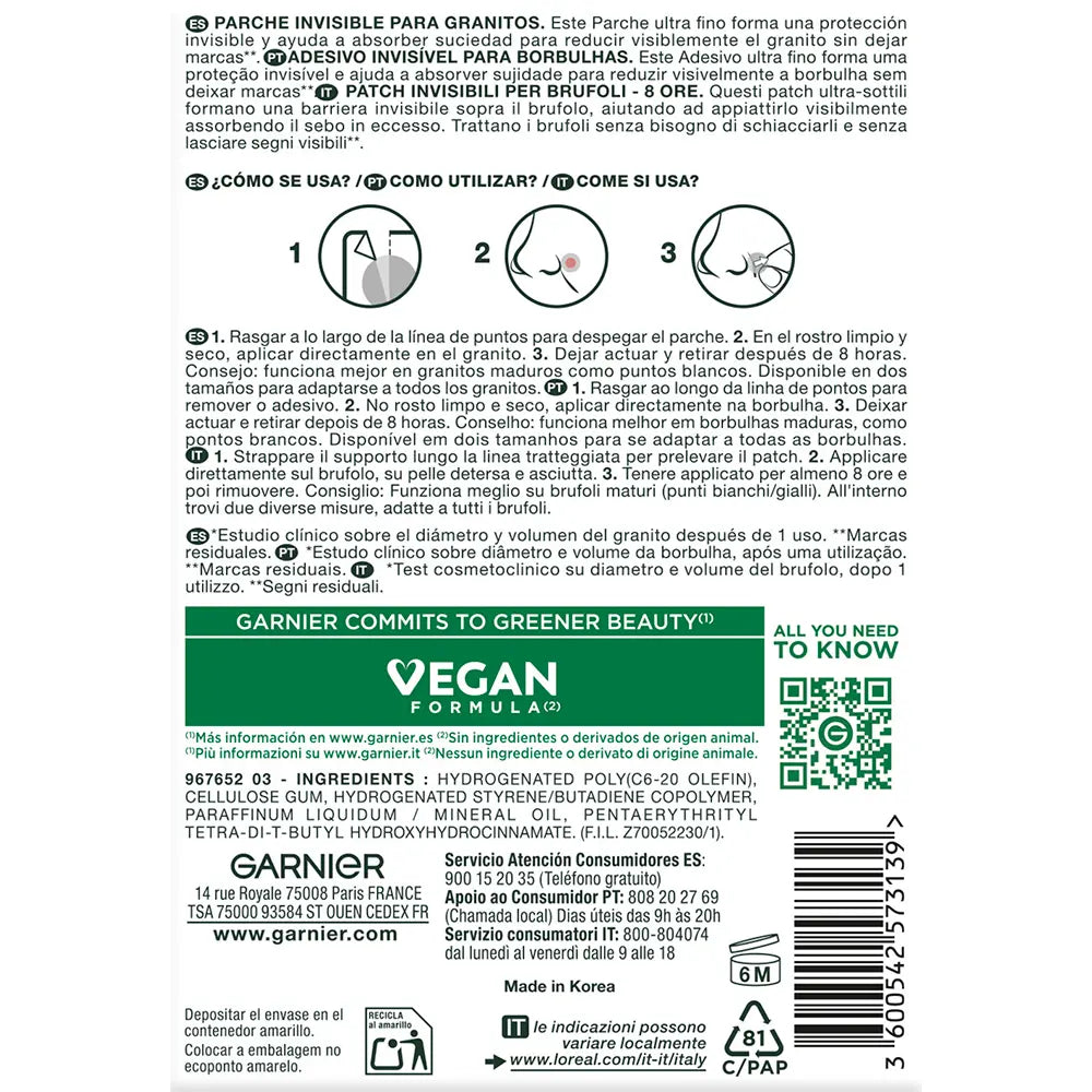 GARNIER-PURE ACTIVE adesivo para espinhas 22 u.-DrShampoo - Perfumaria e Cosmética