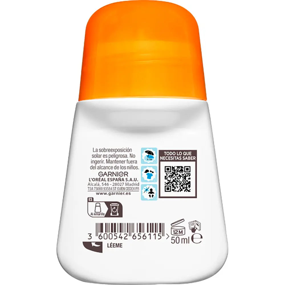 GARNIER-ROLL-ON COLORED ADVANCED SENSITIVE PARA CRIANÇAS FPS50+ 50 ml-DrShampoo - Perfumaria e Cosmética