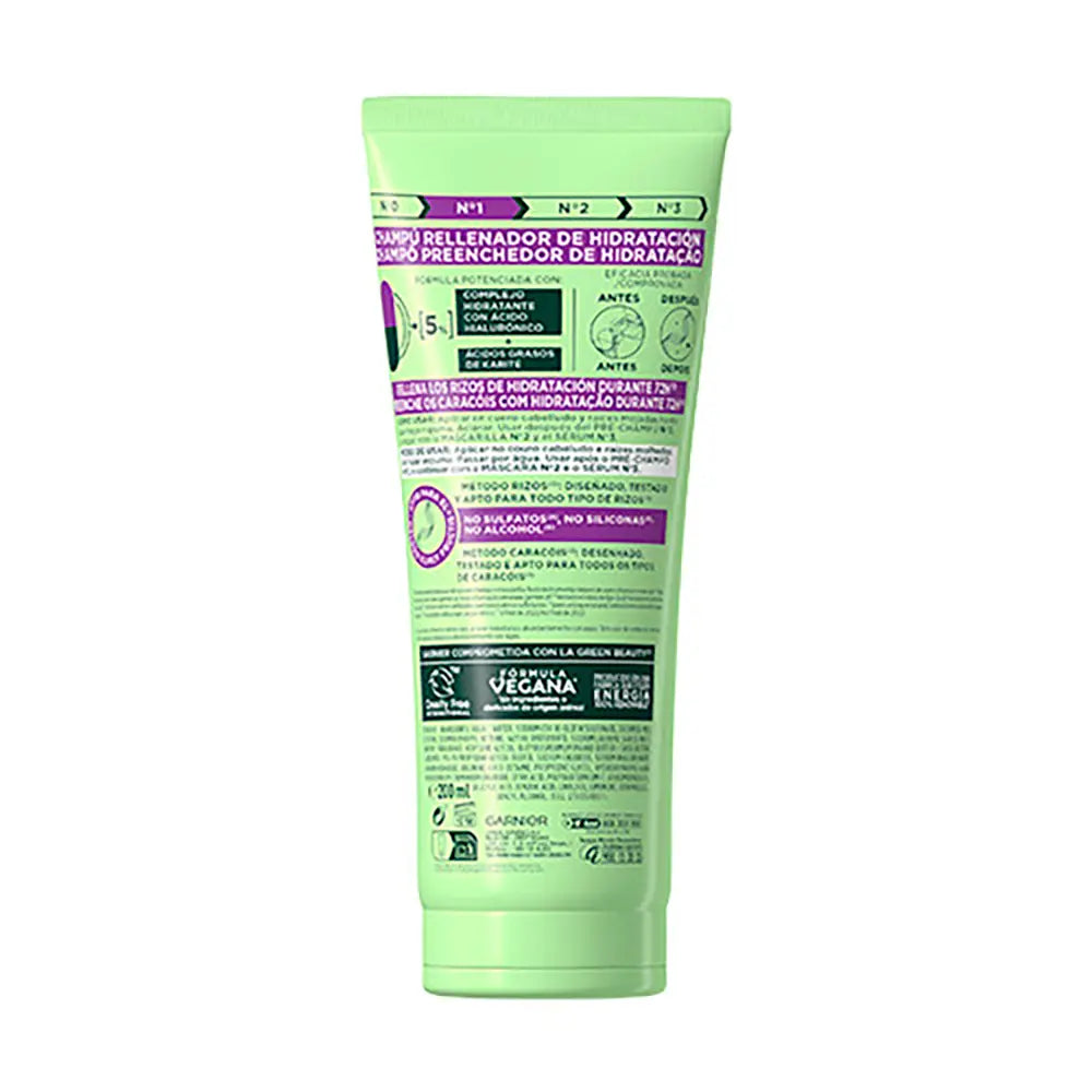 GARNIER-SHAMPOO FRUCTIS MÉTODO CACHEADO 200 ML-DrShampoo - Perfumaria e Cosmética