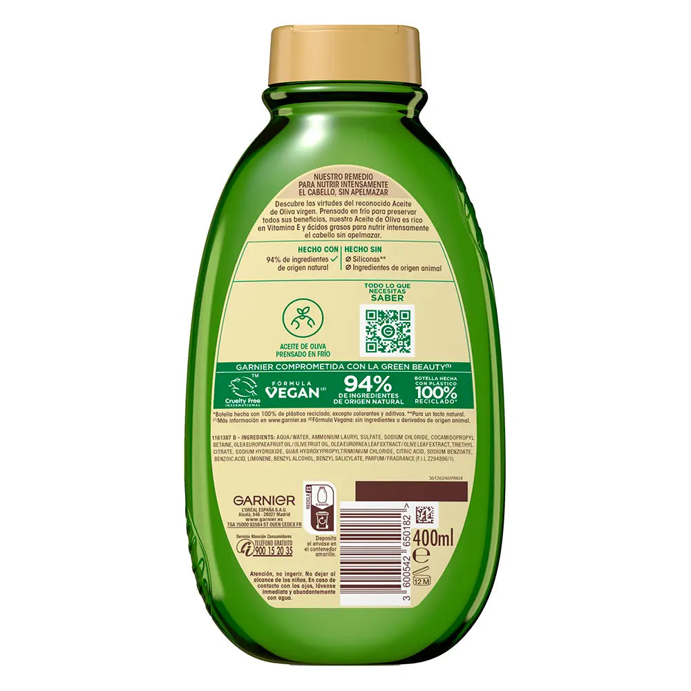 GARNIER-SHAMPOO MÍTICO DE OLIVA ORIGINAL REMEDIES 400 ml-DrShampoo - Perfumaria e Cosmética