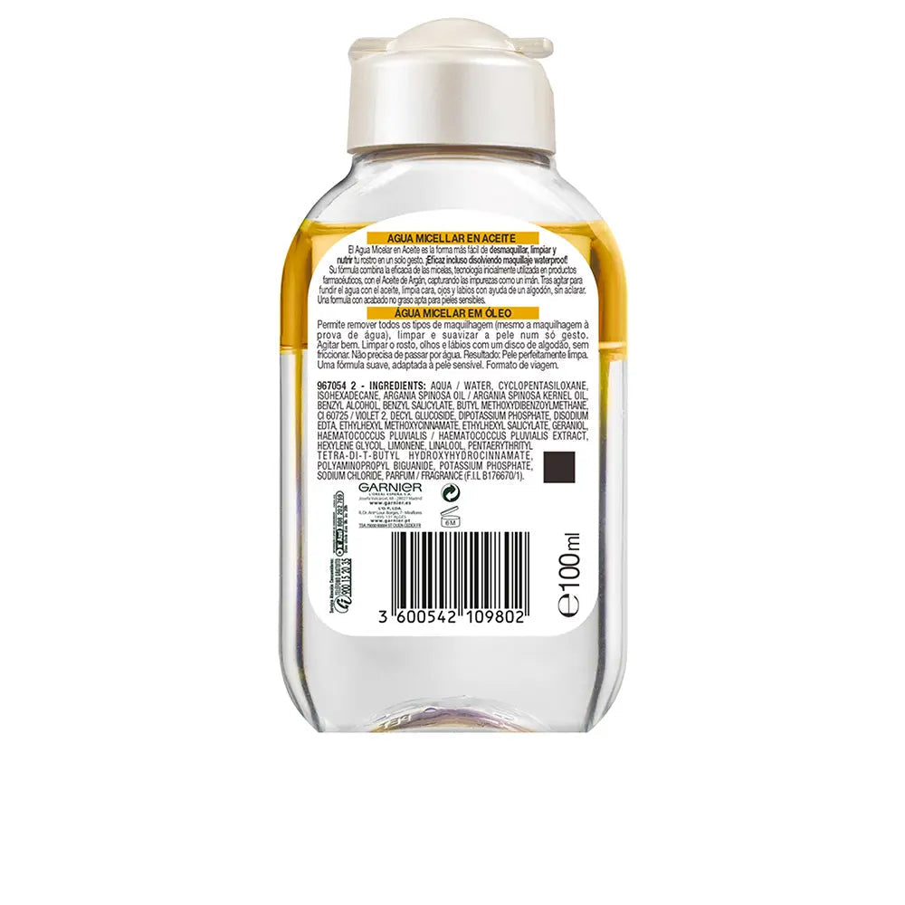 GARNIER-SKINACTIVE AGUA MICELAR azeite impermeável 100 ml-DrShampoo - Perfumaria e Cosmética