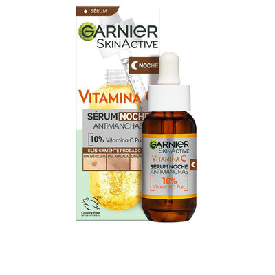 GARNIER-SKINACTIVE VITAMIN C anti-dark spots night serum 30 ml-DrShampoo - Perfumaria e Cosmética
