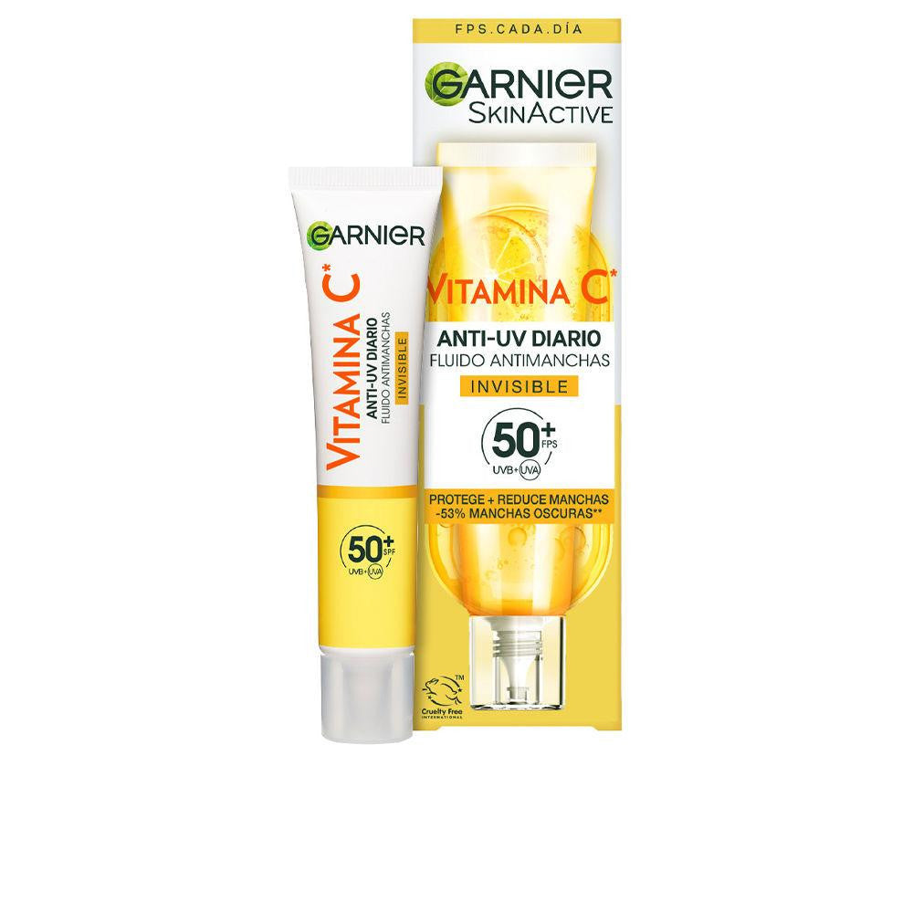GARNIER-SKINACTIVE VITAMIN C anti-spot fluid SPF50+ 40 ml-DrShampoo - Perfumaria e Cosmética