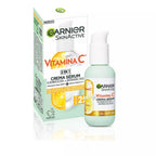 GARNIER-SKINACTIVE VITAMINA C sérum creme SPF25 50 ml-DrShampoo - Perfumaria e Cosmética