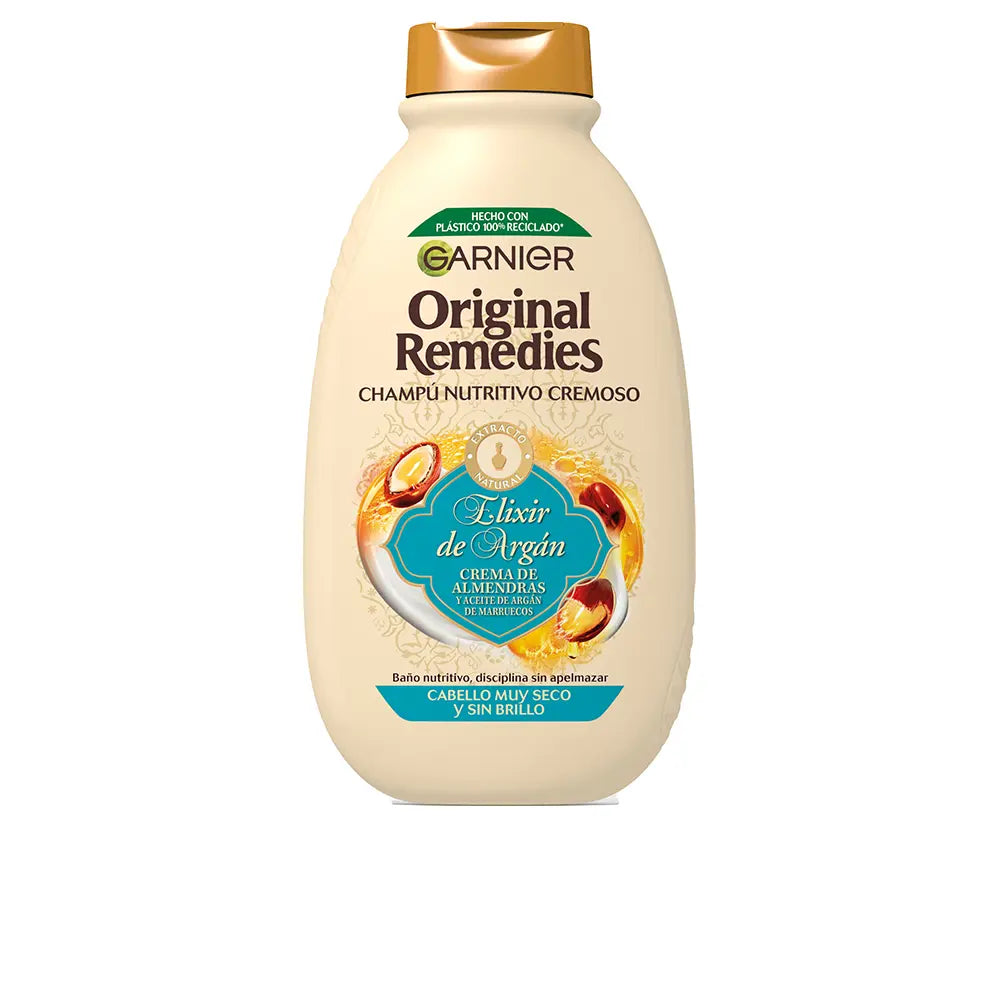 GARNIER-Shampoo ORIGINAL REMEDIES Argan Elixir 400 ml.-DrShampoo - Perfumaria e Cosmética