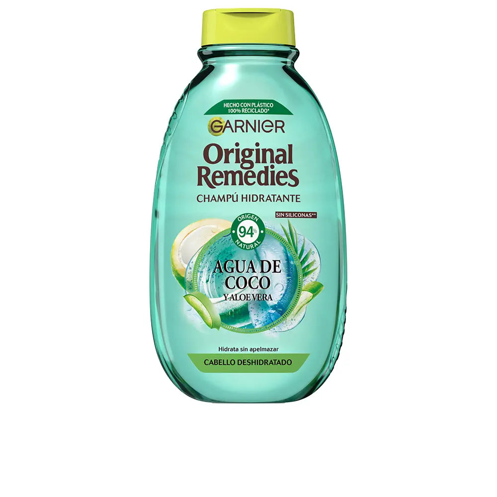 GARNIER-Shampoo de água de coco ORIGINAL REMEDIES 400 ml-DrShampoo - Perfumaria e Cosmética