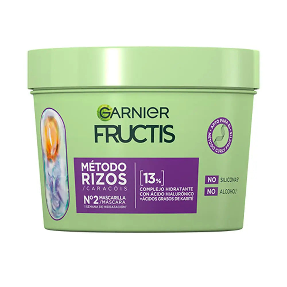 GARNIER-máscara FRUCTIS MÉTODO CURLY 370 ml-DrShampoo - Perfumaria e Cosmética