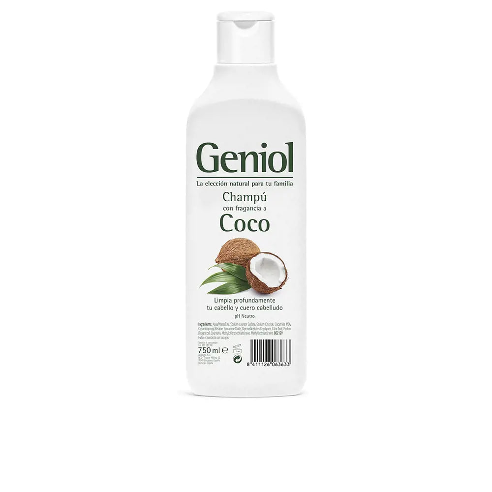 GENIOL-Shampoo de coco GENIOL 750 ml.-DrShampoo - Perfumaria e Cosmética