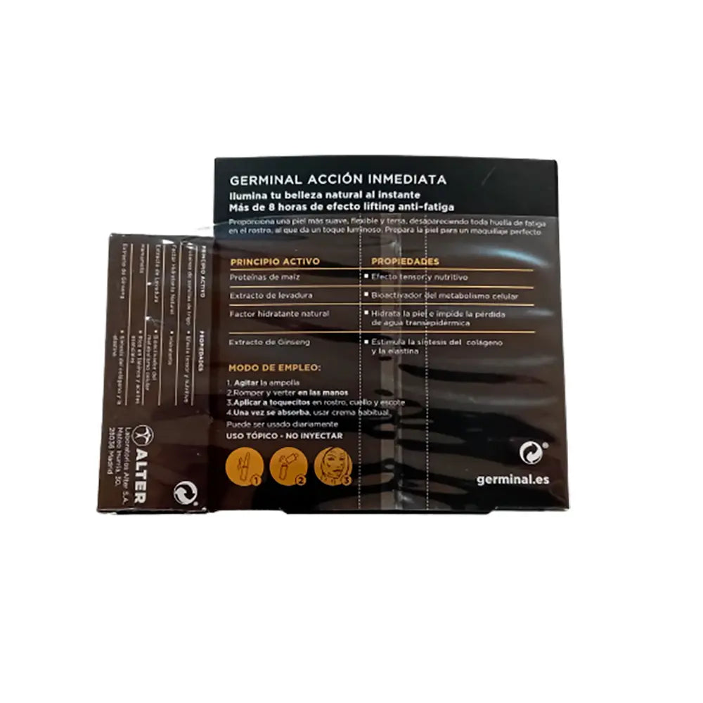 GERMINAL-AMPOLAS DE AÇÃO IMEDIATA LOTE 7 unidades-DrShampoo - Perfumaria e Cosmética