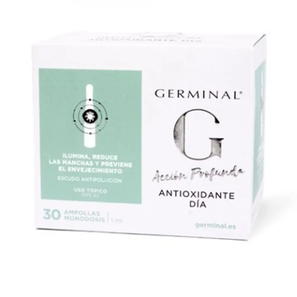 GERMINAL-AMPOLAS DIA ANTIOXIDANTES AÇÃO PROFUNDA 30 x 1 ml-DrShampoo - Perfumaria e Cosmética