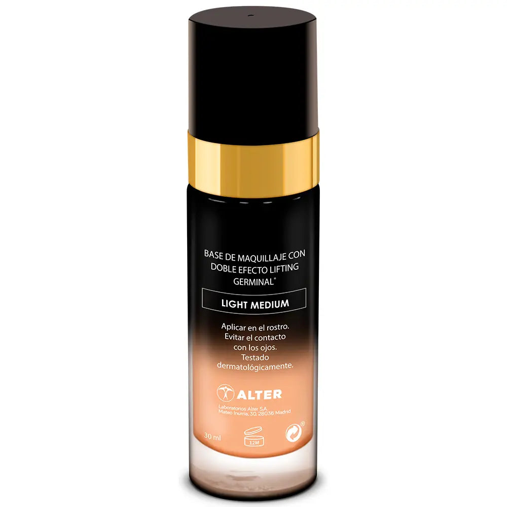 GERMINAL-Base de maquiagem IMMEDIATE ACTION RADIANCE com duplo efeito lifting #Light médio 30 ml-DrShampoo - Perfumaria e Cosmética