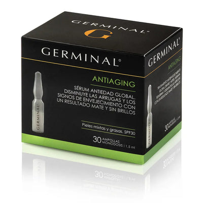 GERMINAL-DEEP ACTION peeling antiidade e ampolas de óleo 30 x 1,5 ml-DrShampoo - Perfumaria e Cosmética