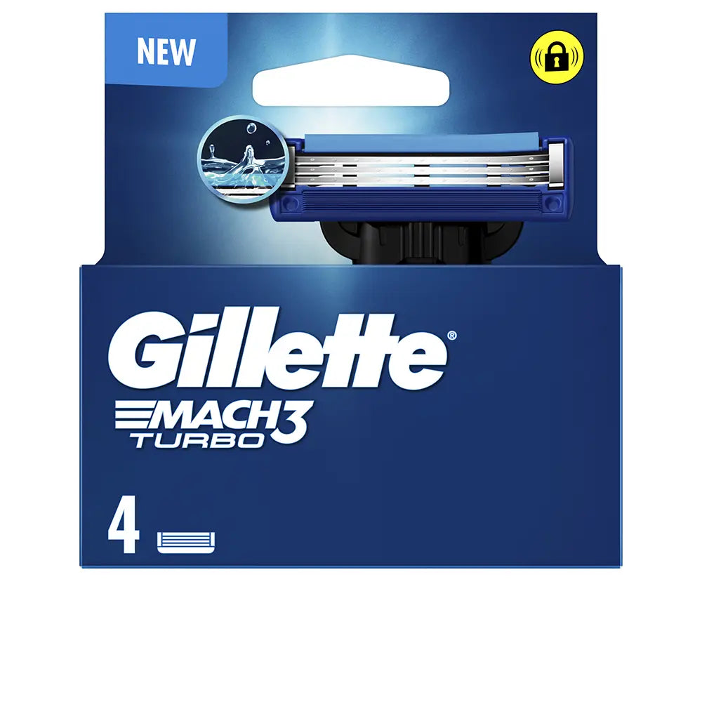 GILLETTE-CARREGADOR TURBO MACH 3 4 PEÇAS SOBRESSALENTES-DrShampoo - Perfumaria e Cosmética